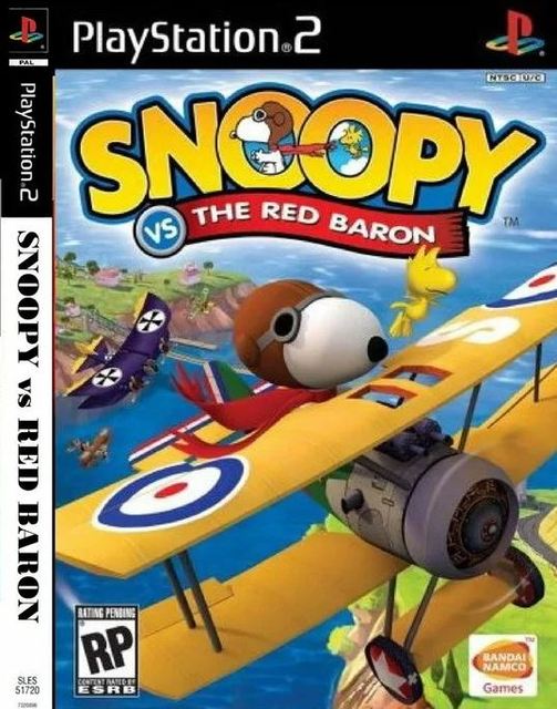 Snoopy contra o red baron (ps2) chip dvd